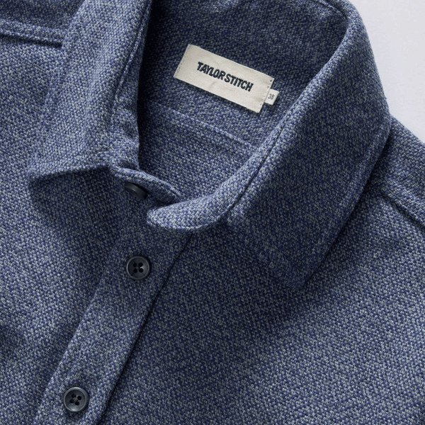 Taylor Stitch The Utility Shirt / Indigo Ash Wool Canvas - nineNORTH | Men's & Women's Clothing Boutique