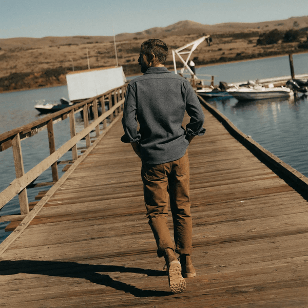 Taylor Stitch The Utility Shirt / Indigo Ash Wool Canvas - nineNORTH | Men's & Women's Clothing Boutique