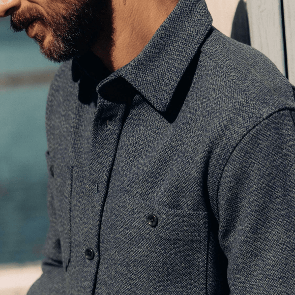 Taylor Stitch The Utility Shirt / Indigo Ash Wool Canvas - nineNORTH | Men's & Women's Clothing Boutique