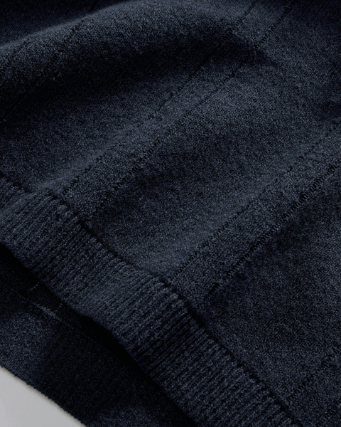 Taylor Stitch The Valencia Sweater Polo / Dark Navy Rib - nineNORTH | Men's & Women's Clothing Boutique