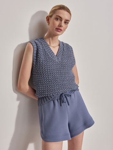 Varley Adie Knit Vest / Stone Blue - nineNORTH | Men's & Women's Clothing Boutique
