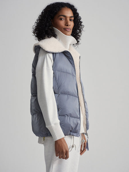 Varley Brock Puffer Gilet / Blue Wind - nineNORTH | Men's & Women's Clothing Boutique