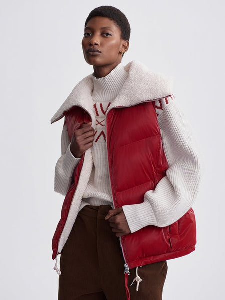 Varley Brock Puffer Gilet / Red Dahlia - nineNORTH | Men's & Women's Clothing Boutique