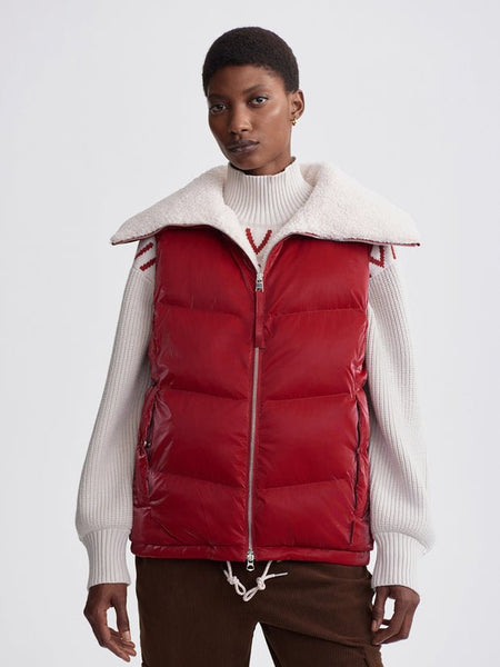 Varley Brock Puffer Gilet / Red Dahlia - nineNORTH | Men's & Women's Clothing Boutique