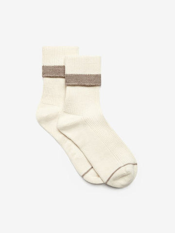 Varley Kerry Plush Roll Top Sock / Egret & Sandmarl - nineNORTH | Men's & Women's Clothing Boutique