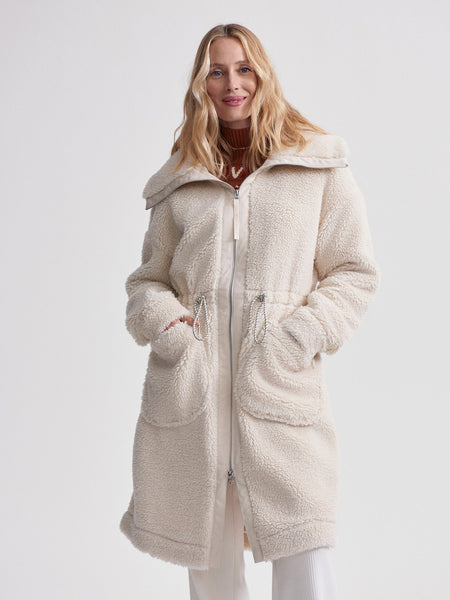 Varley Logan Sherpa Coat / Sandshell - nineNORTH | Men's & Women's Clothing Boutique