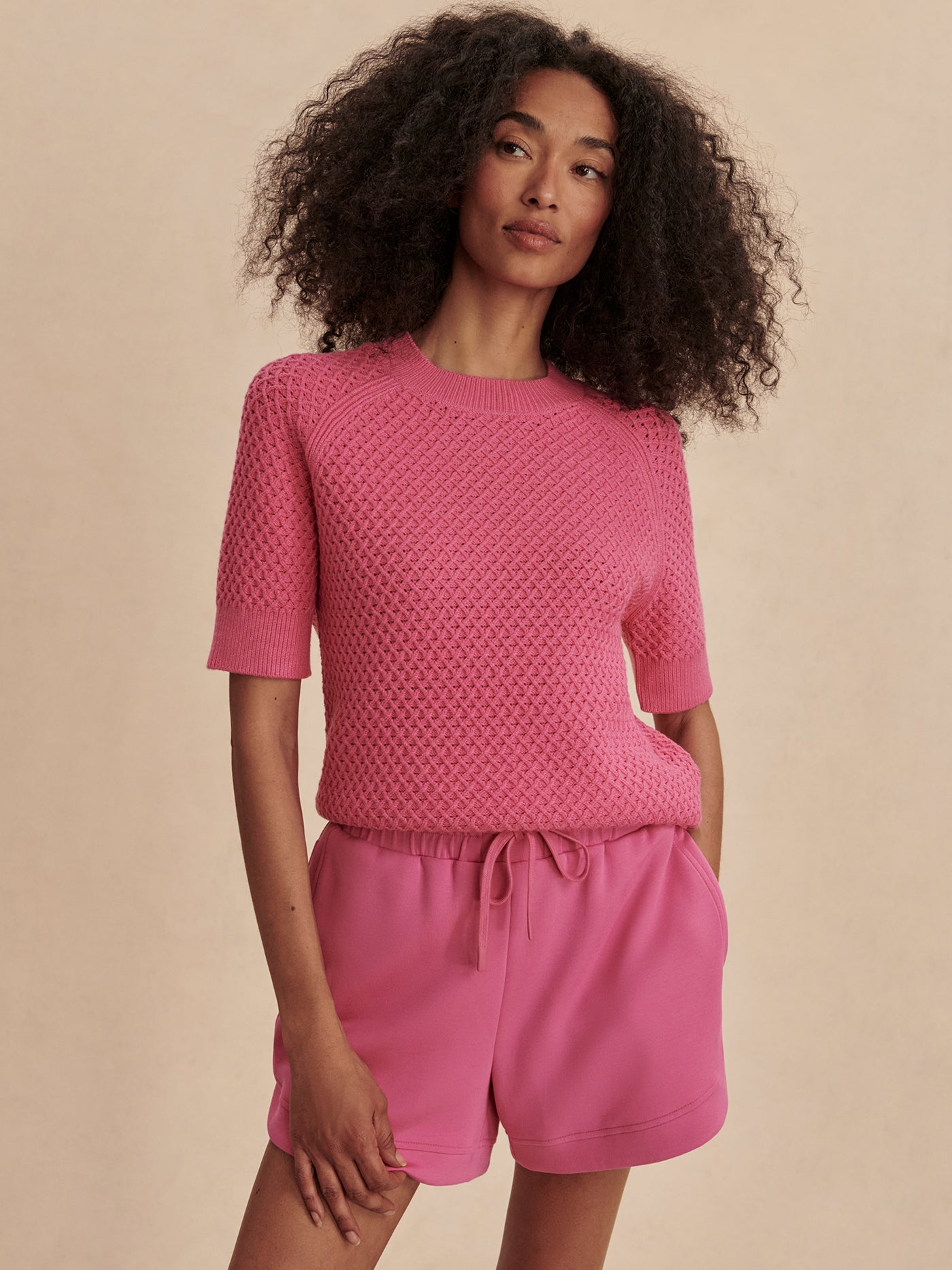Varley Lucy Knit Top / Ibis Rose - nineNORTH | Men's & Women's Clothing Boutique