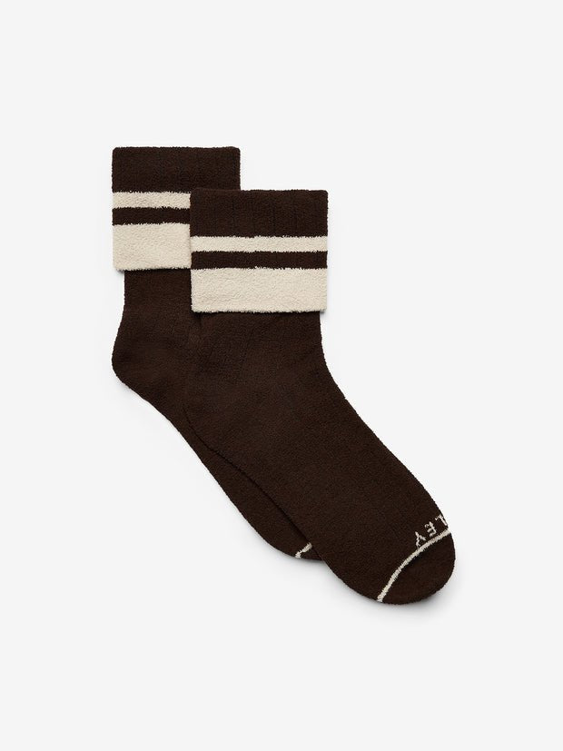 Varley Preston Sock / Coffee Bean & Sandshell - nineNORTH | Men's & Women's Clothing Boutique