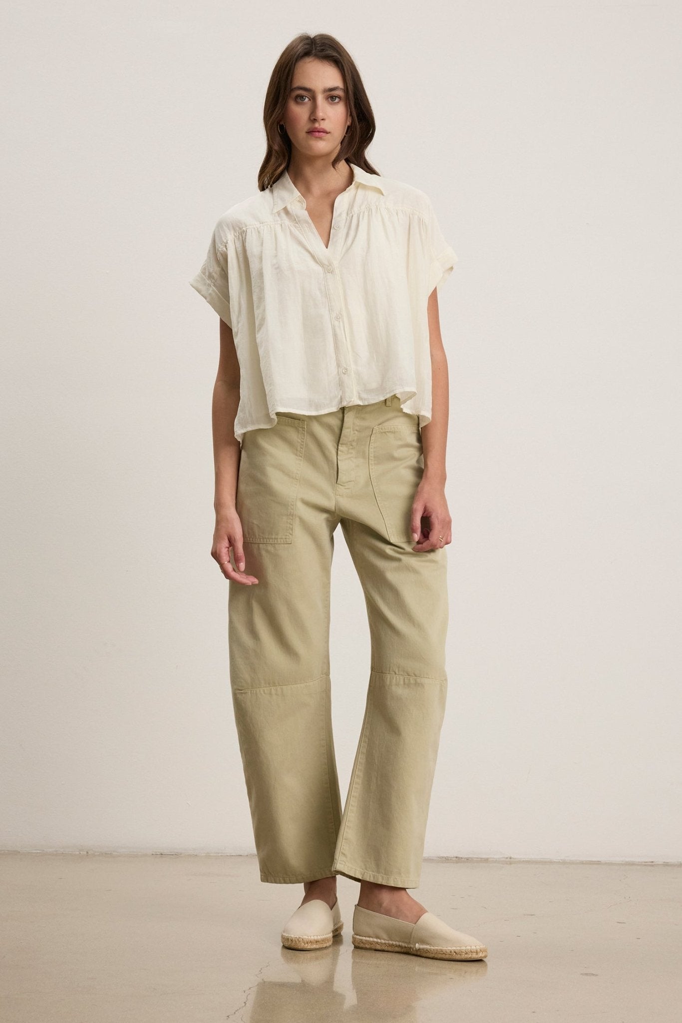 Velvet Brylie Sanded Twill Utility Pant / Khaki - nineNORTH | Men's & Women's Clothing Boutique