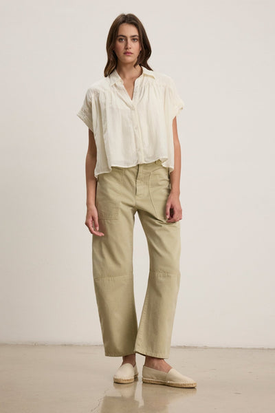 Velvet Brylie Sanded Twill Utility Pant / Khaki - nineNORTH | Men's & Women's Clothing Boutique