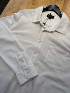 Velvet Giorgio Long Sleeve Knit Shirt / White - nineNORTH | Men's & Women's Clothing Boutique