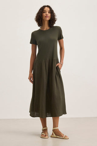Velvet Itza Dress / Hedge - nineNORTH | Men's & Women's Clothing Boutique
