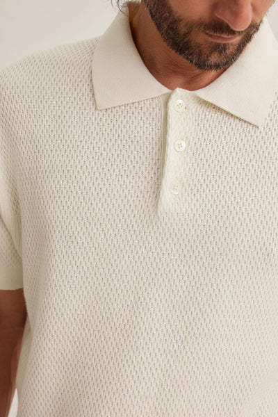 Velvet Lowell Polo / Cream - nineNORTH | Men's & Women's Clothing Boutique