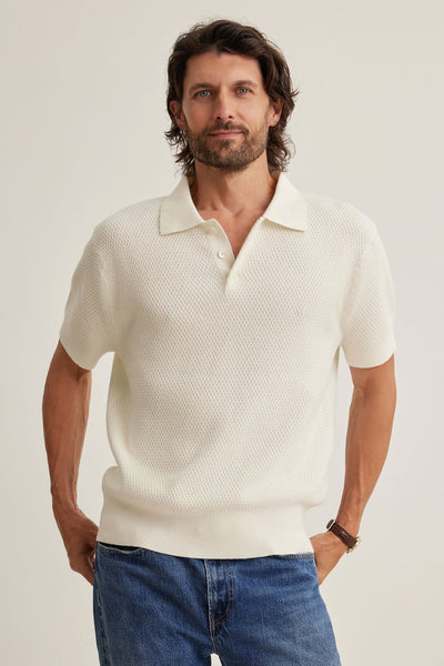Velvet Lowell Polo / Cream - nineNORTH | Men's & Women's Clothing Boutique