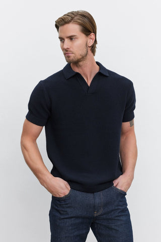 Velvet Nikla Knit Polo / Navy - nineNORTH | Men's & Women's Clothing Boutique