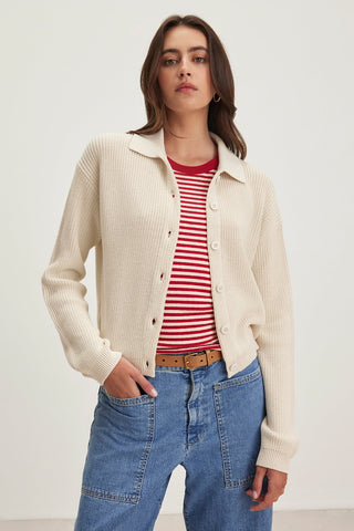 Velvet Taj Cardigan / Ivory - nineNORTH | Men's & Women's Clothing Boutique