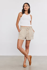 Vevlet Sutton Heavy Linen Short / Autumn - nineNORTH | Men's & Women's Clothing Boutique